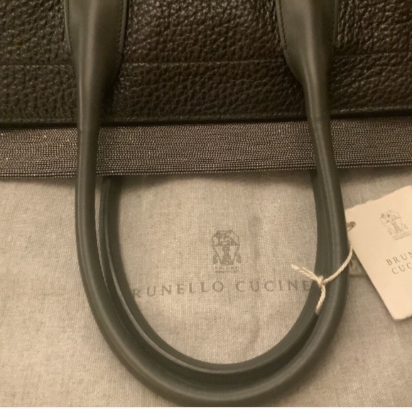 Brunello Cucinelli Brown leather handbag - Picture 7 of 11
